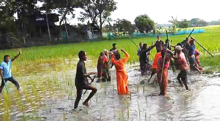 বরগুনায় বিরোধীয় জমির দখল নিয়ে সংঘর্ষ,আহত ৬